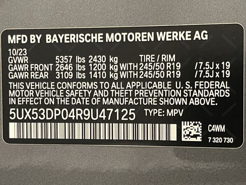 Certified 2024 BMW X3 xDrive30i w/ Convenience Package AWD/4WD image 25