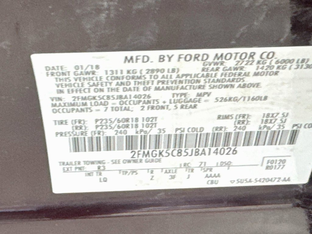 Used 2018 Ford Flex SEL w/ Equipment Group 202A FWD image 42