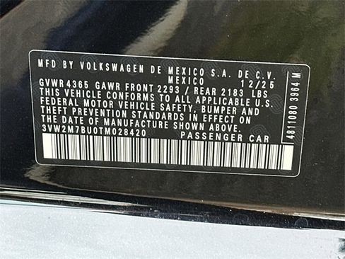 New 2026 Volkswagen Jetta GLI Autobahn image 35