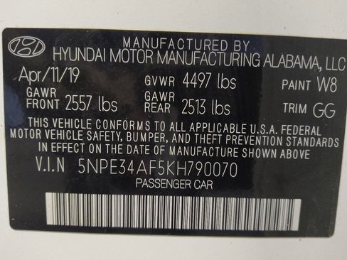 Used 2019 Hyundai Sonata SEL w/ Tech Package 02 image 33