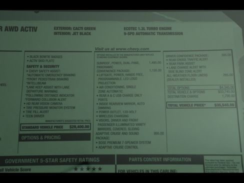 New 2026 Chevrolet TrailBlazer ACTIV w/ Convenience Package image 23