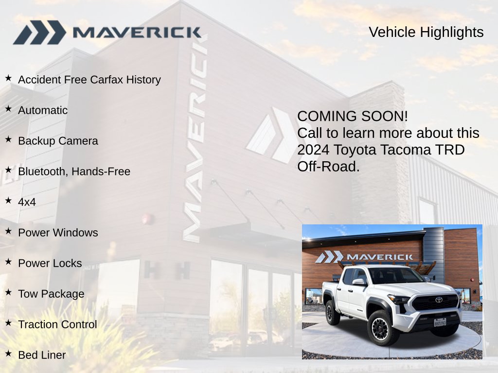 Used 2024 Toyota Tacoma TRD Off-Road AWD/4WD image 3