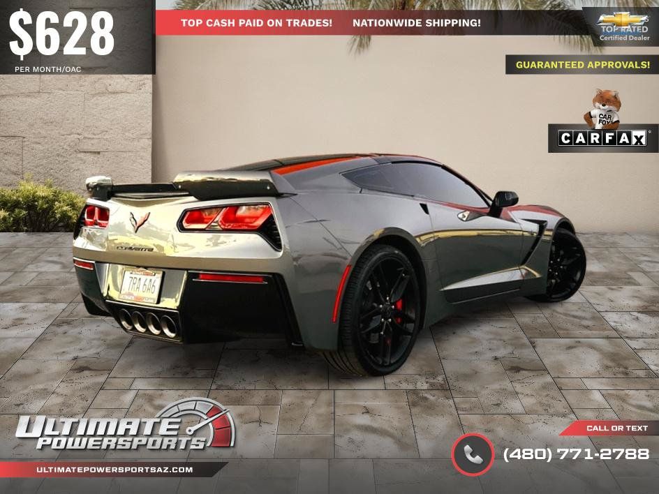 Used 2016 Chevrolet Corvette Stingray Coupe w/ Carbon Flash Badge Package RWD image 18