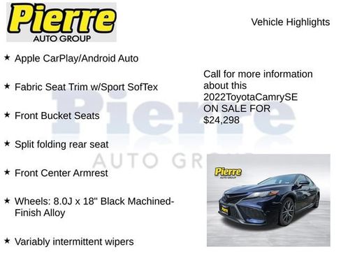 Used 2022 Toyota Camry SE image 13