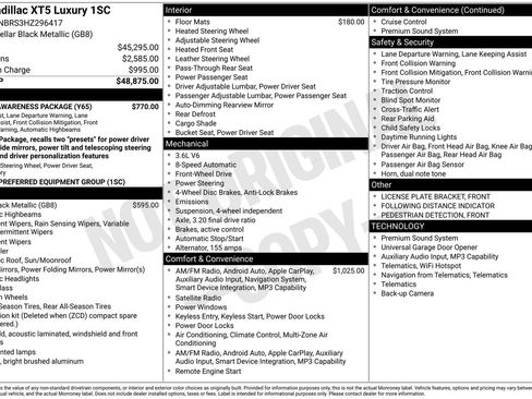 Used 2017 Cadillac XT5 Luxury w/ Driver Awareness Package image 6