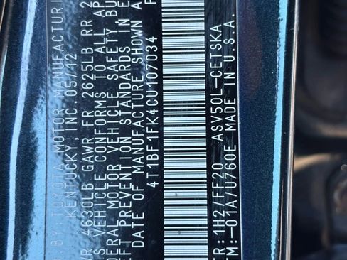 Used 2012 Toyota Camry SE image 27