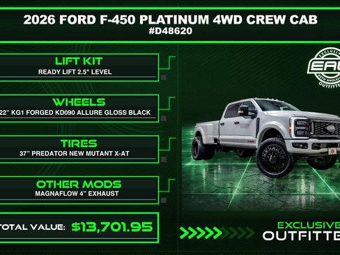 Used 2026 Ford F450 Platinum w/ Platinum Plus Package AWD/4WD image 2