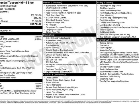 Used 2024 Hyundai Tucson Blue image 4