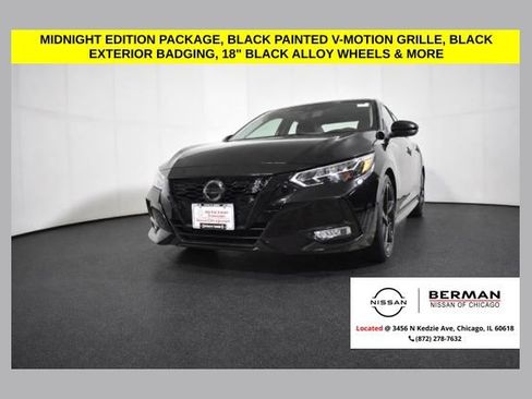 Used 2023 Nissan Sentra SR w/ Midnight Edition Package FWD image 1