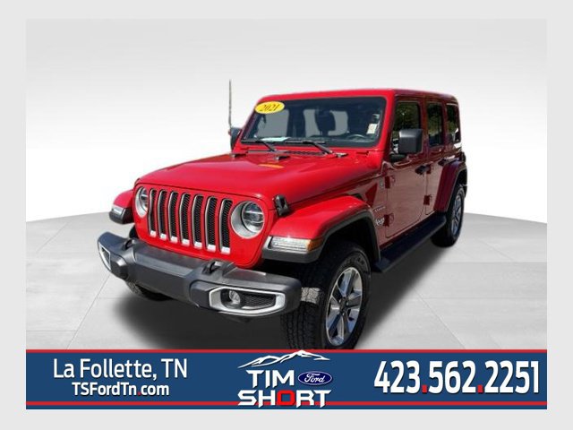 Used 2021 Jeep Wrangler Unlimited Sahara AWD/4WD image 1