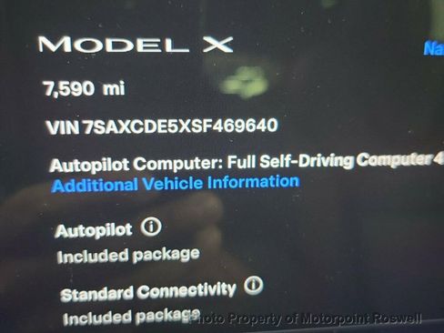 Used 2025 Tesla Model X AWD/4WD image 3