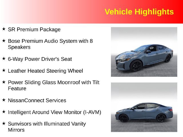 Used 2025 Nissan Sentra SR w/ SR Premium Package FWD image 3