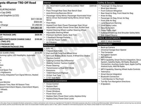 Used 2024 Toyota 4Runner TRD Off-Road Premium w/ Moonroof Package image 29