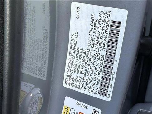 New 2026 Honda Accord SE image 18