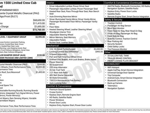 Used 2021 RAM 1500 Limited AWD/4WD image 2