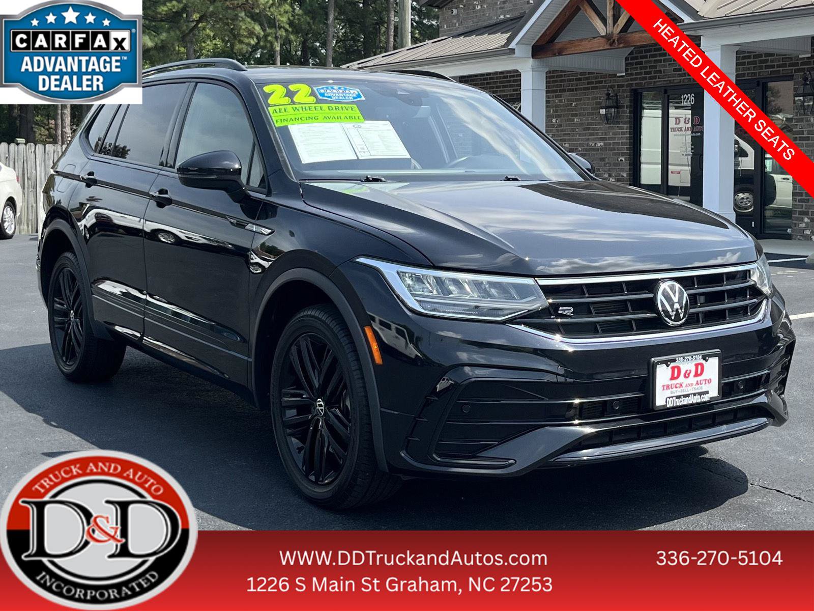 Used 2022 Volkswagen Tiguan SE R-Line AWD/4WD image 1
