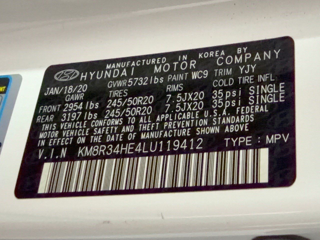 Used 2020 Hyundai Palisade SEL w/ Convenience Package FWD image 31