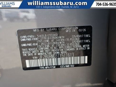 New 2026 Subaru Outback Wilderness AWD/4WD image 26