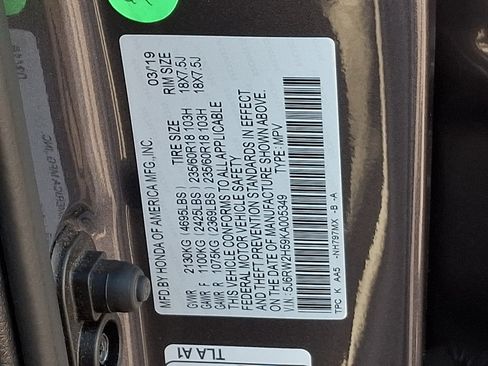 Used 2019 Honda CR-V EX image 26