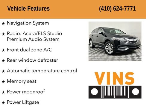 Used 2016 Acura RDX AWD w/ Technology Package image 5