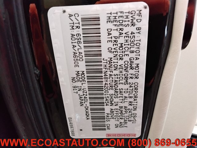 Used 2002 Lexus SC 430 Convertible RWD image 18