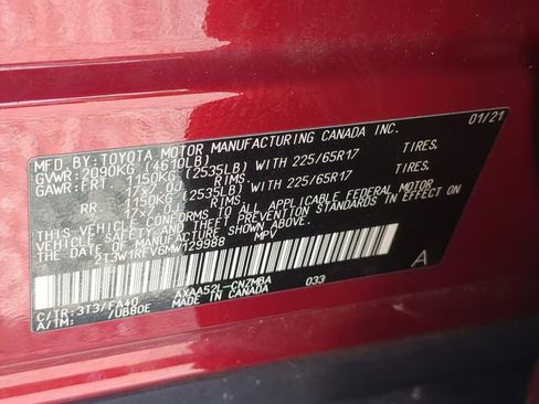 Used 2021 Toyota RAV4 XLE FWD image 23