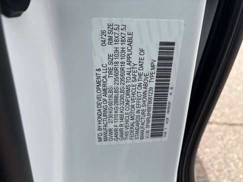 New 2026 Honda Odyssey EX-L image 27