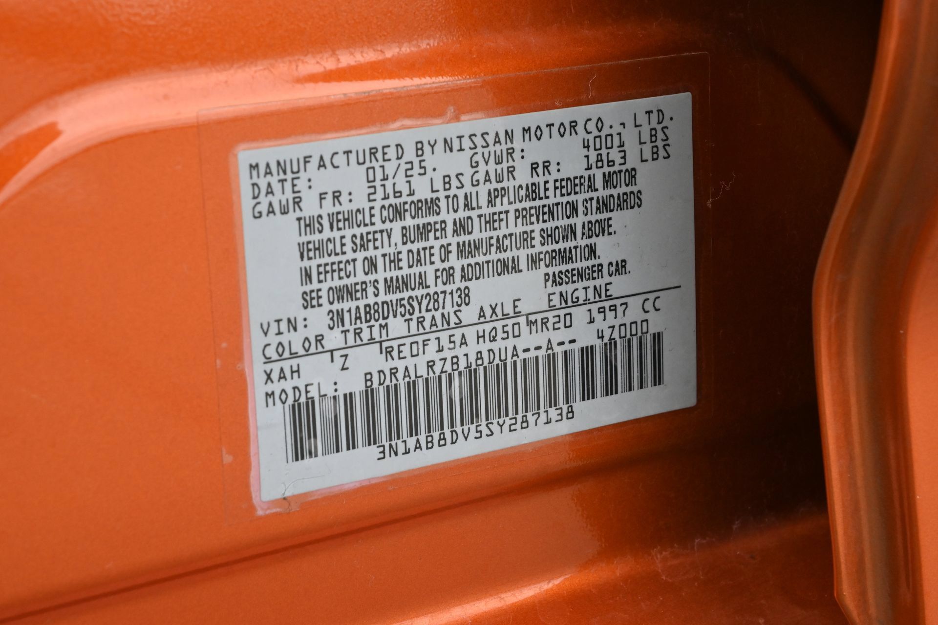 Used 2025 Nissan Sentra SR FWD image 29