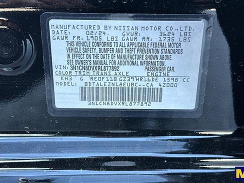 Used 2024 Nissan Versa S w/ S Plus Package image 36