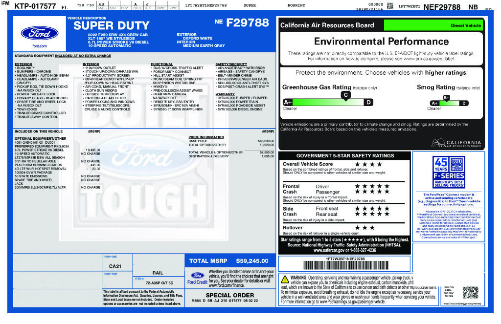 Used 2022 Ford F250 XLT AWD/4WD image 2