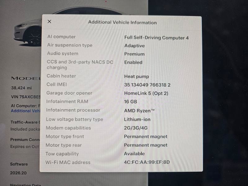 Used 2023 Tesla Model X AWD/4WD image 3