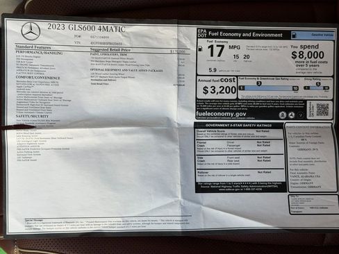 Used 2023 Mercedes-Benz Maybach GLS 600 4MATIC image 50