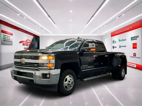 Used 2015 Chevrolet Silverado 3500 LTZ w/ Duramax Plus Package AWD/4WD image 3