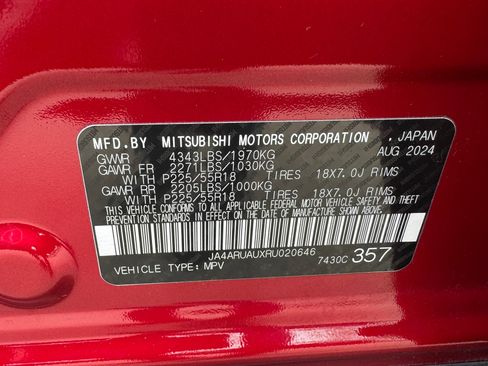 Used 2024 Mitsubishi Outlander Sport SE AWD/4WD image 23