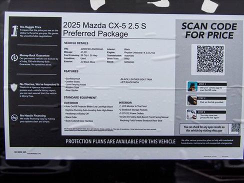 Used 2025 MAZDA CX-5 AWD 2.5 S w/ Preferred Package image 28