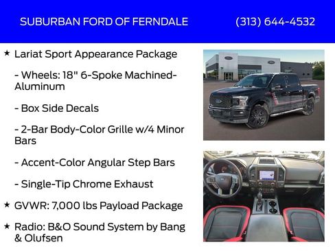 Used 2020 Ford F150 Lariat w/ Equipment Group 502A Luxury image 21