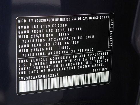 Used 2023 Volkswagen Tiguan SE FWD image 67