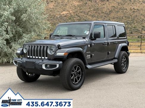 Used 2020 Jeep Wrangler Unlimited Sahara AWD/4WD image 1