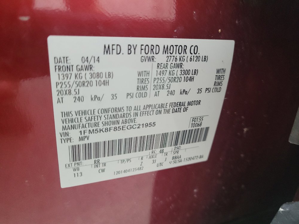 Used 2014 Ford Explorer Limited w/ Equipment Group 302A AWD/4WD image 33