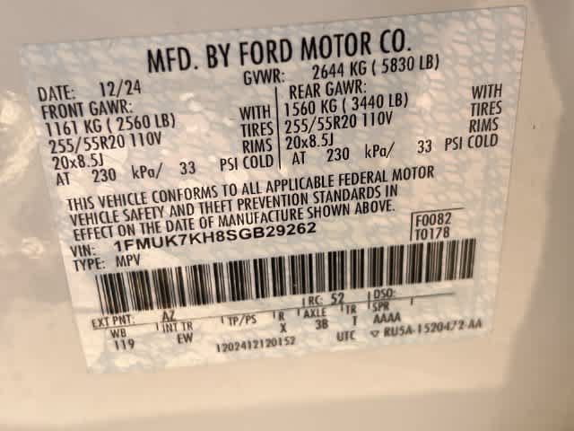 Used 2025 Ford Explorer ST-Line w/ Premium Package RWD image 22