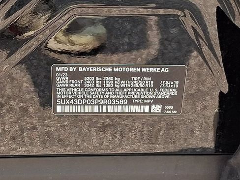 Used 2023 BMW X3 sDrive30i w/ Convenience Package RWD image 32