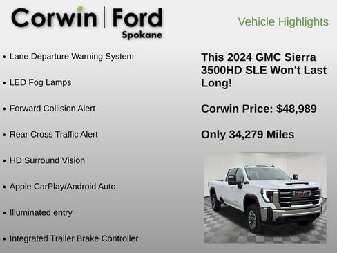 Used 2024 GMC Sierra 3500 SLE image 24