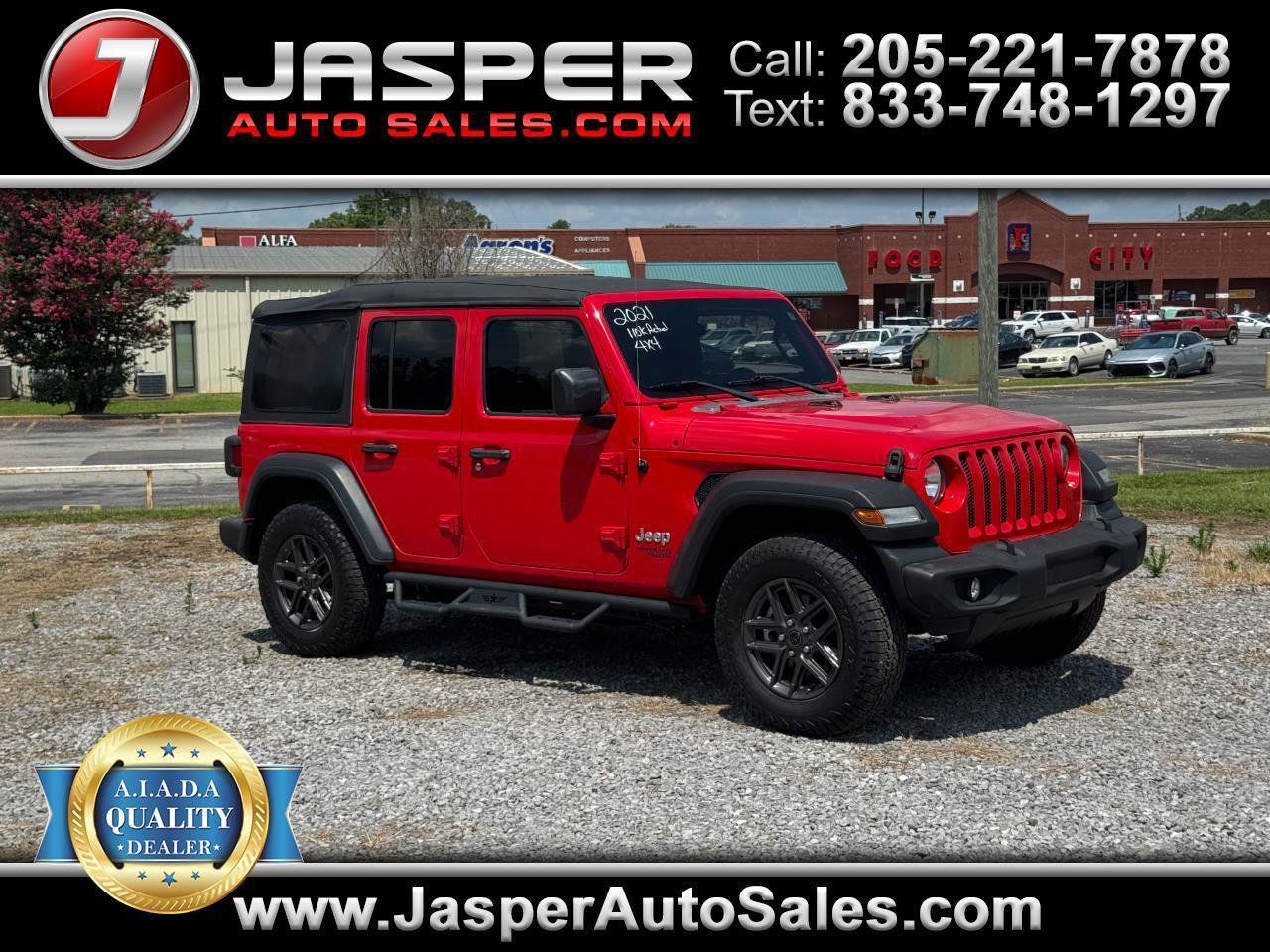 Used 2021 Jeep Wrangler Unlimited Sport AWD/4WD image 1