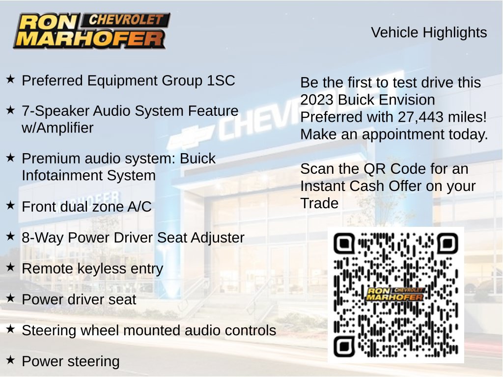 Used 2023 Buick Envision Preferred AWD/4WD image 2
