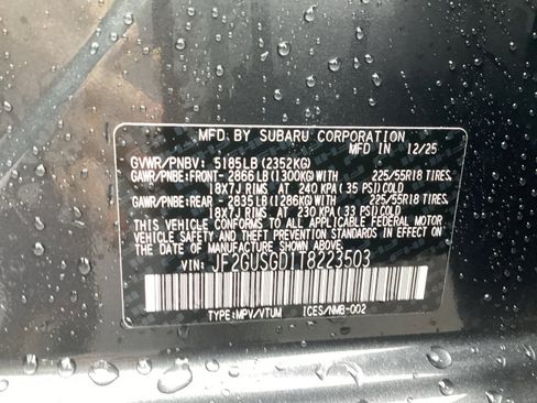 New 2026 Subaru Crosstrek 2.5i Sport AWD/4WD image 16