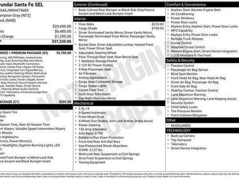 Used 2022 Hyundai Santa Fe SEL w/ Convenience + Premium Package FWD image 5