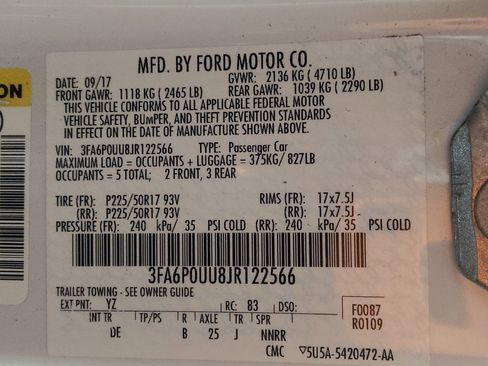 Used 2018 Ford Fusion S image 33