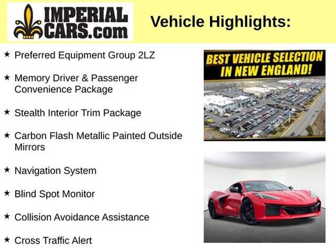 Used 2025 Chevrolet Corvette Z06 w/ Stealth Interior Trim Package image 7