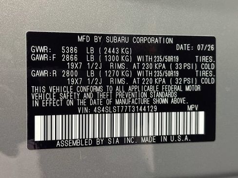 New 2026 Subaru Forester Touring AWD/4WD image 33