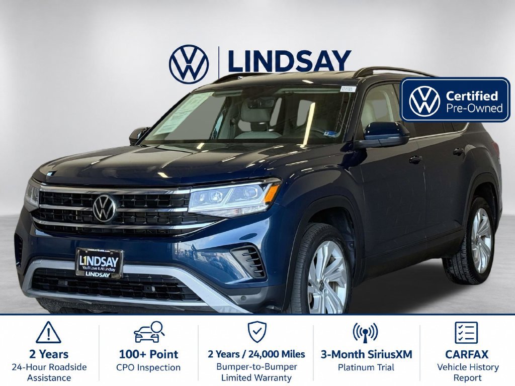 Used 2022 Volkswagen Atlas SE AWD/4WD image 3